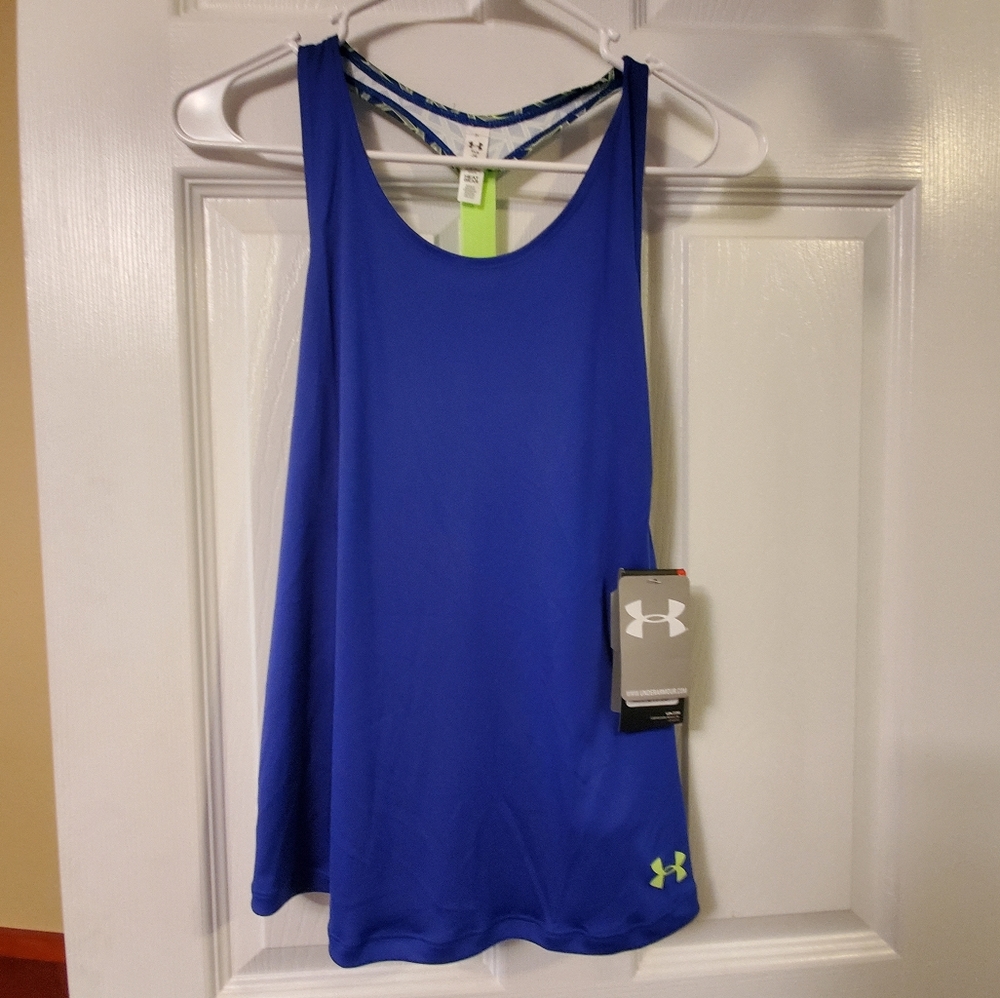 Underarmour workout heat gear top Youth Large NWT